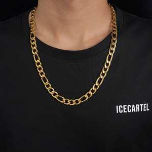 สร้อยข้อมือทอง 14K แบบเส้นเล็กและแบบเชื่อมต่อ ขนาด 10 มม. ลายฟิกาโร - Product Image 5