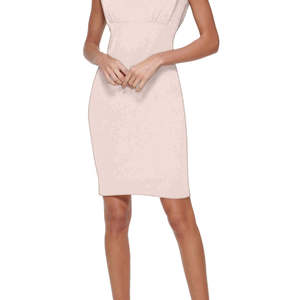 Abito a tubino senza maniche rosa taglia 4 da donna Calvin Klein per l'ufficio - Product Image 3