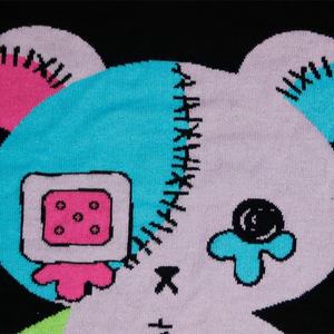 Custom Fully Knitted Jacquard Wool/Acrylic Winter Casual V-neck Anti-Wrinkle Sweater Designer Letter Monogram Womens Knitwear - Product Image 4