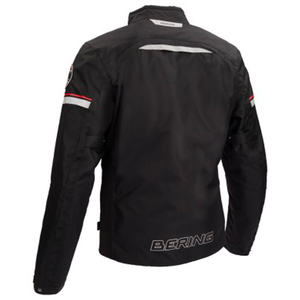 Blouson de moto Bering Greenwich en cuir véritable, coupe-vent, respirant et imperméable pour l'été, avec techniques d'impression - Product Image 2