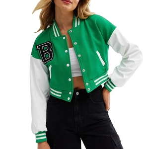 Ropa informal Chaquetas universitarias ligeras y cómodas Chaquetas de mujer de béisbol universitario al aire libre de alta calidad - Product Image 1