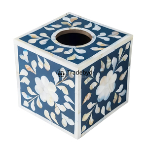 กล่องใส่กระดาษทิชชูดีไซน์หรูหรา งานฝีมือประณีต พร้อมลวดลายดอกไม้สลัก สำหรับพื้นที่ที่ต้องการความสง่างาม Tradebyd - Product Image 3