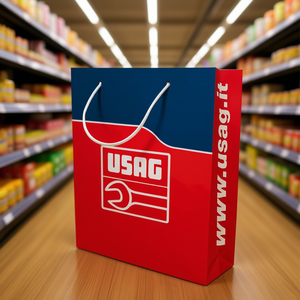 Bolsa de Papel para Compras Usag, Herramienta Práctica para Compras Convenientes - Product Image 3