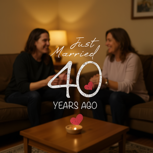 T-shirt à manches longues personnalisable pour 40e anniversaire de mariage - Cadeau promotionnel - Product Image 3