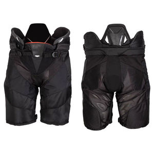 Pantalon de hockey sur glace noir, taille ajustable, rembourré, respirant, pour l'entraînement et les matchs - Product Image 5