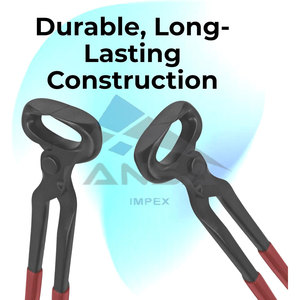Pinza de pezuña de acero inoxidable de alta calidad de 15 "para caballos, herrador de agarre de vinilo cómodo resistente al óxido y duradero - Product Image 6