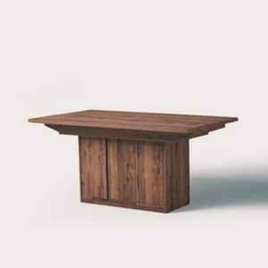 โต๊ะรับประทานอาหารไม้6ที่นั่งที่ทันสมัยพร้อมช่องเก็บของในตัวสำหรับบ้านวิลล่าและร้านอาหาร - Product Image 4