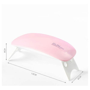 Sun Mini 12W UV/LED Nail Dryer lampada portatile di plastica ad alta potenza con batteria di potenza di alta qualità