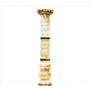 Chicha de luxe en marbre, haute et fine, avec finition laquée, type droit, ensemble complet d'accessoires - Product Image 3