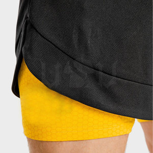 Nuevo estilo Color sólido Hecho en pantalones cortos de gimnasio de alta calidad Pantalones cortos de gimnasio de calidad superior Venta caliente - Product Image 5