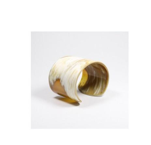 Brazalete de cuerno de búfalo de calidad, diseño exclusivo para niñas y mujeres, pulido por Artesanías de media luna - Product Image 6