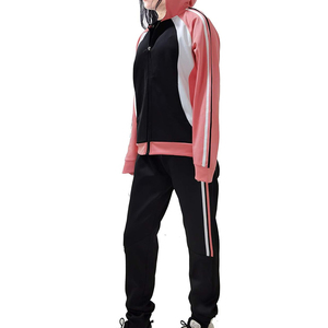 Conjunto Deportivo para Mujer, Servicio OEM, Sudadera con Capucha y Cremallera Completa, Ropa Deportiva para Calle, Estilo Jogging, Color Bloque - Product Image 4
