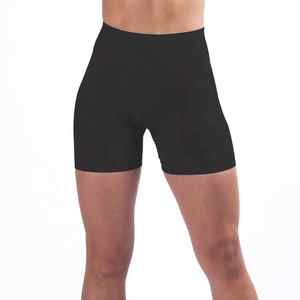 Livraison directe personnalisée taille haute sans couture Fitness Gym Yoga Shorts évacuation de la transpiration entraînement serré femmes Yoga Scrunch dos Shorts - Product Image 3