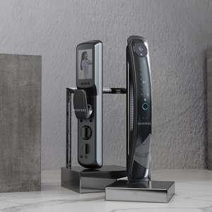 Cerradura Inteligente con Huella Dactilar y Contraseña, Desbloqueo por Reconocimiento Facial de Alta Seguridad, <span class=keywords><strong>Llamadas</strong></span> en Tiempo Real, Anti-Robo, Aplicación Tuya - Product Image 3