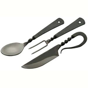 Vente en gros de couverts de restaurant en acier inoxydable de qualité supérieure couteau cuillère fourchette ensemble de couverts au design médiéval pour cadeaux d'anniversaire - Product Image 1