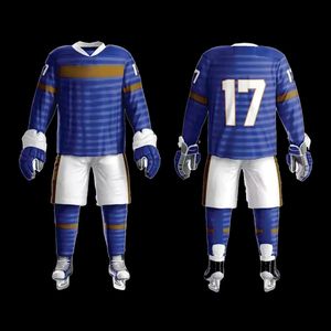 Uniforme de Hockey sobre Hielo de Verano a Precio de Mayoreo en Diferentes Tallas, Logotipo Frontal Personalizado, Conjunto de Ropa de Hockey sobre Hielo con Impresión Personalizada de Alta Calidad - Product Image 2