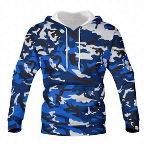 Sudadera con capucha deportiva de otoño e invierno para hombre, jersey de lana de camuflaje grande, transpirable, holgado, relajado, con cordón, cómodo para deportes - Product Image 1