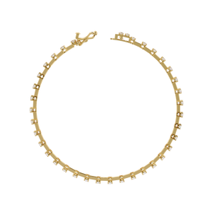 Fabulous 18K <b>Gold</b> Lab Grown Diamond Bracelet & <b>Bangle</b> Luxurious Jewelry - Product Image 3