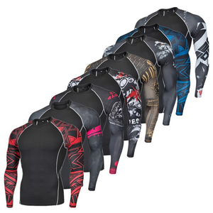 2025 Nueva camiseta de gimnasio personalizada para hombres de gran tamaño de secado rápido de poliéster algodón entrenamiento Fitness entrenamiento que absorbe la humedad Anti-UV UPF50 + - Product Image 4