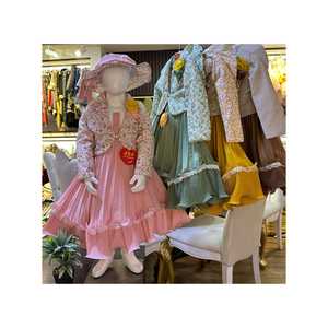 Colección 2024 vestido con volantes y sombrero para invierno nueva colección de invierno de ropa de fiesta para niña Bebé Vestidos Elegantes de la mejor calidad - Product Image 1