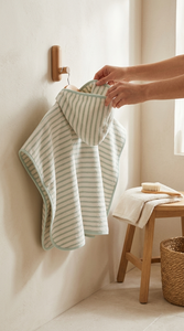 Poncho con Capucha de Algodón Orgánico de Lujo Ecológico para Niños, Sudadera con Capucha de Playa Personalizada para Niños - Product Image 4