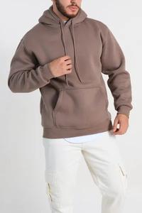 Sweat-shirt à capuche blanc brodé Aigle pour homme, collection 2026, vente en gros, pull uni de marque pour hommes - Product Image 2