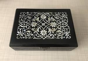 IMPRESO DESGIAN NATURAL DE MADERA Premium Impreso Inicio Caja de especias de mesa de madera con compartimentos separados para especias y - Product Image 2