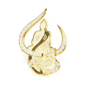 Venta caliente accesorios de moda 2025 beGems Chay Tue broche estilo budista insignia decorativa Pin - Product Image 4