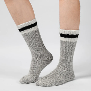 Pakistan-Made High Quality Eco-Friendly Polyester/Cotton Casual <b>Winter</b> <b>Socks</b> Customizable Windproof OEM ODM Services for Adults - Product Image 3
