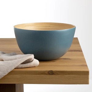 Ensaladera de bambú pintada, vajilla Natural, decoración de presentación de comida atractiva, productos vietnamitas al por mayor ecológicos - Product Image 5