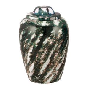 Urnas de cremación para adultos de aluminio de alta calidad con adhesivo Suministros funerarios de metal terminado para cenizas humanas - Product Image 1