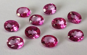 Topaze Rose Naturelle Ovale Facette Qualité Supérieure 4x6mm Qualité Supérieure-Topaze Rose Ovale Facette Qualité Supérieure - Product Image 5