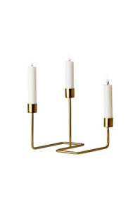 Soporte de vela chapado en oro de diseño de tendencia, vajilla de alambre de hierro y Metal, decoración de lujo para el hogar, portavelas elegante, ambiente elegante - Product Image 6