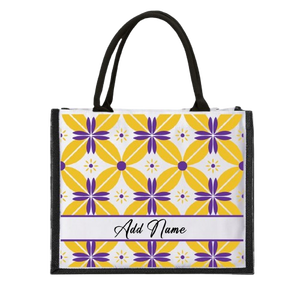 Sac fourre-tout en jute de haute qualité pour femmes laminé intérieur PP sangle poignée pas de fermeture à glissière pour plage Shopping Logo personnalisé sac - Product Image 2