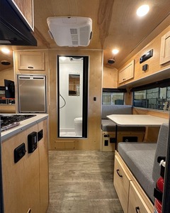 Mini Caravana Ligera de Aluminio de Alto Rendimiento y Calidad, Remolque de Viaje Tipo Lágrima, Estilo Moderno para 4 Personas, Todoterreno - Product Image 3