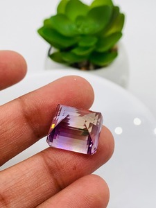AA พลอย tanzanite รูปแปดเหลี่ยม14X16มม. 22กะรัตพลอยหลวมได้รับการรับรองจากบุคคลที่สามเล่นสีม่วง - Product Image 4