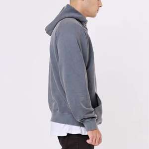 Sudadera de talla grande para hombre, sudaderas con capucha, Jersey, sudaderas con capucha de lana, sudaderas con capucha en blanco de gran tamaño, logotipo personalizado básico, mezcla de algodón - Product Image 4