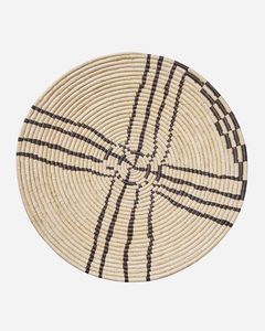 Platos de cargador de ratán de tendencia caliente tejidos a mano Mantel Individual de ratán bohemio OEM gran oferta plato de cargador de mimbre de - Product Image 1
