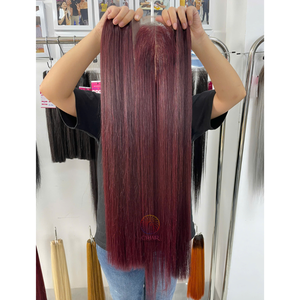 Producto caliente, mechones de cabello humano Remy recto de hueso de 28 pulgadas, cierre de encaje, Peluca de mujer negra, pelucas de encaje de pelo liso de hueso dirigido - Product Image 3