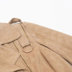 Veste d'hiver en daim pour femme, motif uni, design tricoté, légère, pour un style décontracté et un usage quotidien - Product Image 4