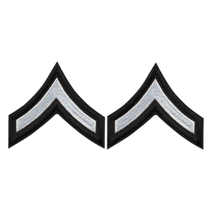 Parches de Chevron de rango de bordado, tarifa al por mayor, hecho a mano producto personalizado, servicio OEM, uniforme Chevrons de CAVALRY SKT COMPANY - Product Image 1