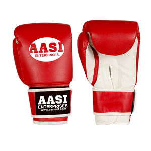 Gants de boxe en cuir mat noir mat, respirants, avec couleurs personnalisables (bleu/orange), 10 oz, gants de boxe de club - Product Image 5