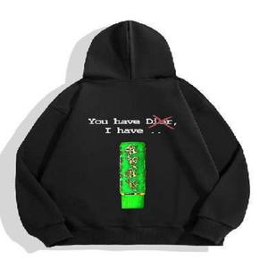 OEM personalizado hombres Sudadera con capucha de gran tamaño negro suave polar Casual Pullover Streetwear para la comodidad diaria - Product Image 6