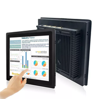 IP65 étanche RS232/RS485 sans ventilateur J1900 IPC 15 pouces Android industriel tout-en-un PC écran tactile capacitif PCAP cadre ouvert