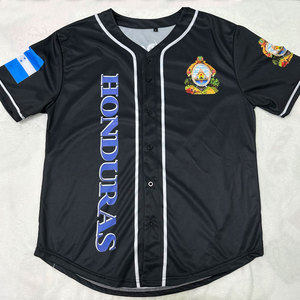 Nouveau maillot de baseball Premium personnalisable Porto Rico Mexique Guatemala El Salvador Nicaragua Honduras Maillots de baseball - Product Image 5