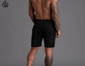 Summer 2025 New Solid Color Custom Joggers Fleece Casual Sports Drawstring Street Wear <b>Short</b> Fleece <b>Shorts</b> <b>Men</b> - Product Image 3