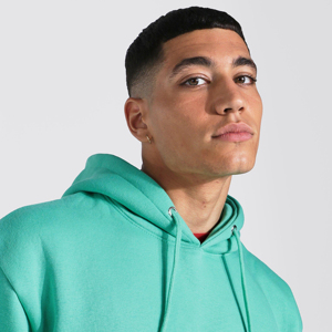 เสื้อฮู้ดผู้ชายผ้าฝ้าย 100% หนัก 400 กรัม พิมพ์ลายตามสั่ง เสื้อกันหนาวแบบสวมหัว ผลิตจากผ้าถักเนื้อแน่น มีไซส์ใหญ่  ขั้นต่ำในการสั่งซื้อน้อย - Product Image 6