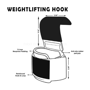 Ganchos de levantamiento de pesas más vendidos para Gym Power-Ganchos antideslizantes completos-Muñeca de fitness Heavy Duty Últimos ganchos de levantamiento de pesas - Product Image 6