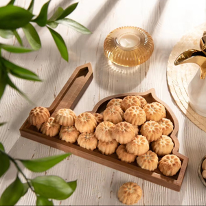 Plateau en forme de mosquée de style islamique parfait pour le Ramadan Iftar servant des bonbons Dates et décor festif fabriqué à la main à partir d'une bague - Product Image 1