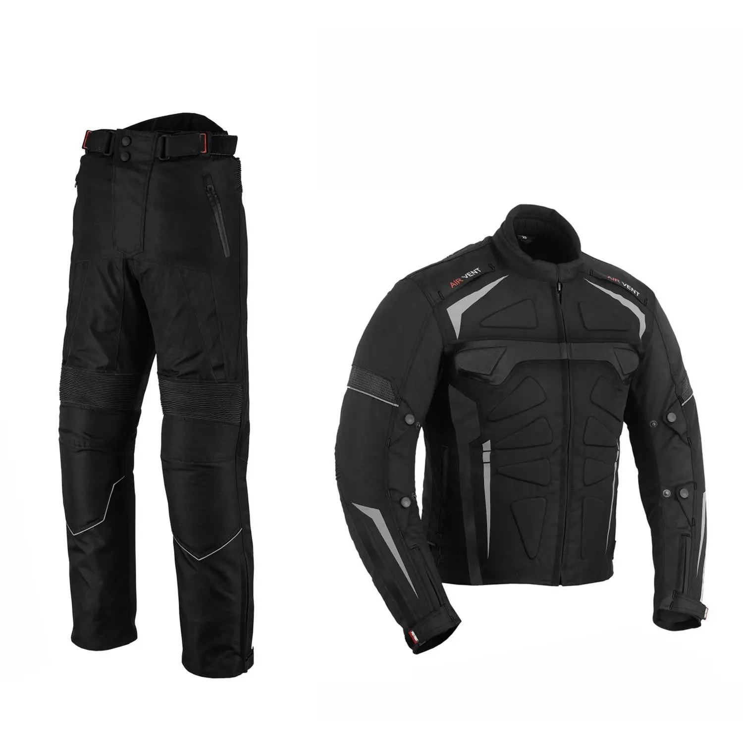 मोटरसाइकिल जैकेट और पैंट 2 टुकड़ा Cordura वस्त्र थर्मल सूट मोटरबाइक रेसिंग सूट सभी मौसम पहने सूट